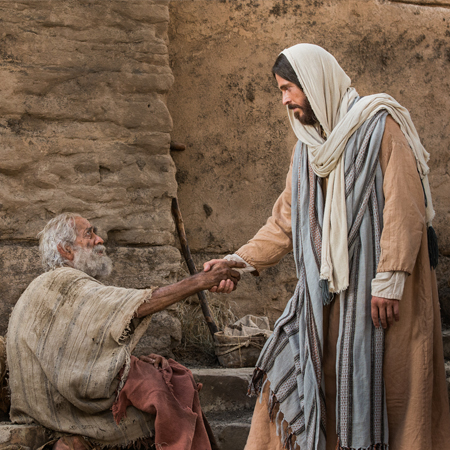 jesus heals without a scar